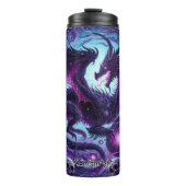 Cosmic Dragon Amidst Skulls Thermosbecher (Vorderseite)