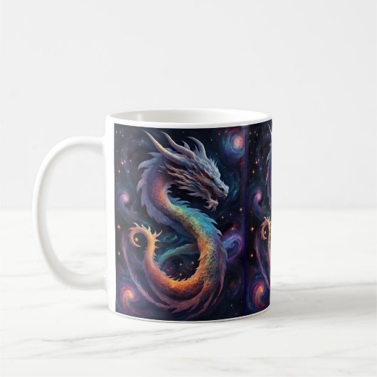 cosmic dragon coffee mug kaffeetasse (Links)