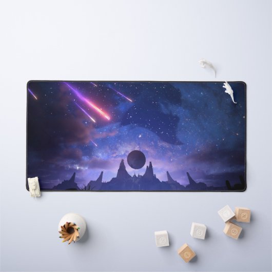 Cosmic Dragon Gaming Desk Mat | Maßgeschneiderte D Schreibtischunterlage (Kindertisch)