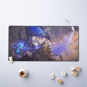 Cosmic Dragon Gaming Desk Mat   Personalisierbar Schreibtischunterlage