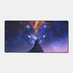 Cosmic Dragon Gaming Desk Mat   Personalisierbar Schreibtischunterlage