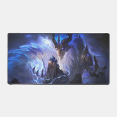 Cosmic Dragon Gaming Desk Mat | Personalisierbar Schreibtischunterlage (Vorderseite)