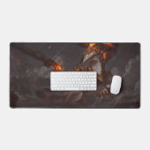 Cosmic Dragon Gaming Desk Mat | Personalisierbar Schreibtischunterlage (Tastatur & Maus)