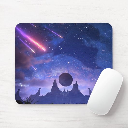Cosmic Dragon Gaming Mousepad | Personalisierbar (Mit Mouse)