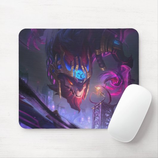 Cosmic Dragon Gaming Mousepad | Personalisierbar (Mit Mouse)
