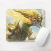 Cosmic Dragon Gaming Mousepad | Personalisierbar (Mit Mouse)