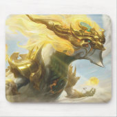 Cosmic Dragon Gaming Mousepad | Personalisierbar (Vorne)