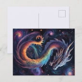 cosmic dragon postcard postkarte (Vorne/Hinten)