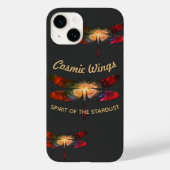 Cosmic Dragonfly • Galaxy Wings & Nebula Trails Case-Mate iPhone Hülle (Rückseite)
