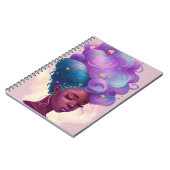 Cosmic Dream Goddess-Notebook Notizblock (Linke Seite)