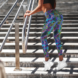 Cosmic Dream Grunge Leggings - Spaß
