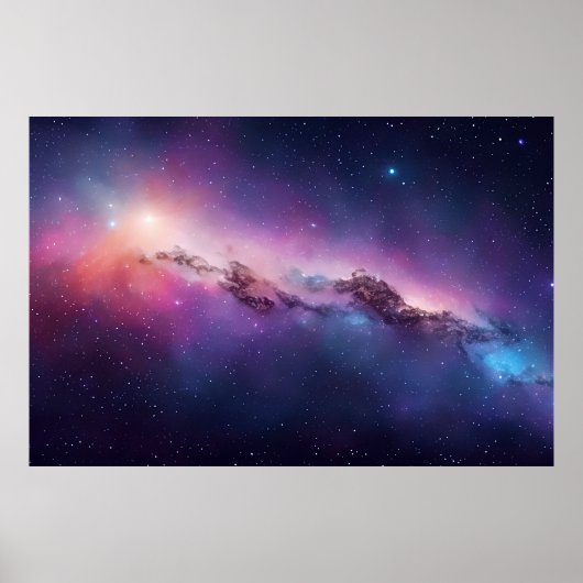 Cosmic Dreamscape Print (KI) Poster (Vorne)