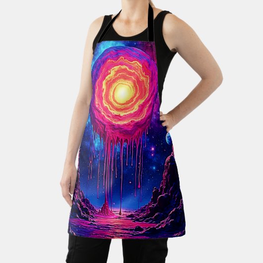 Cosmic Dripping Planet Art Schürze (InSitu)