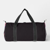 Cosmic Duo Black Duffle Bag (Vorderseite)