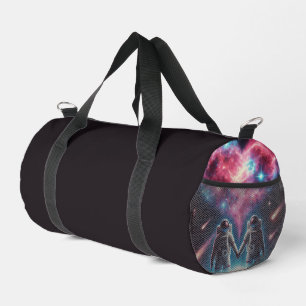 Cosmic Duo Black Duffle Bag