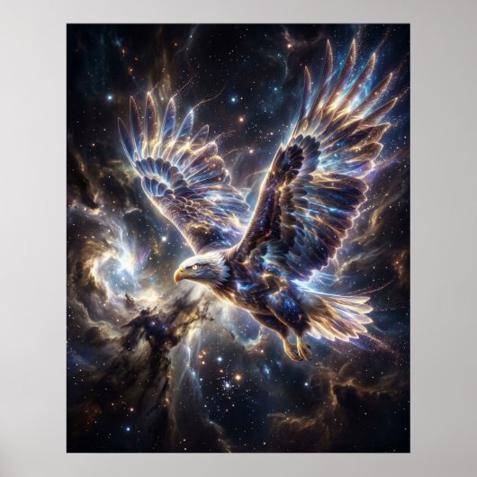 Cosmic Eagle Starstorm Flight Poster (Vorne)