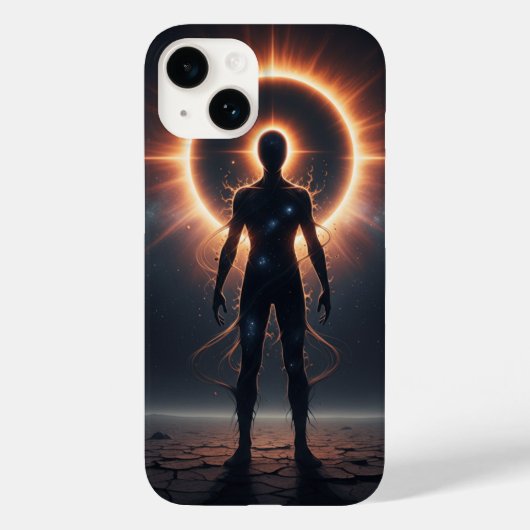 Cosmic Eclipse iPhone 14 Fall Celestial Body Case-Mate iPhone Hülle (Rückseite)