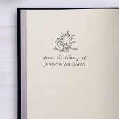 Cosmic Elements Handwritten Custom Library Book Gummistempel