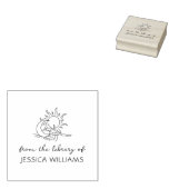 Cosmic Elements Handwritten Custom Library Book Gummistempel (Stempel)