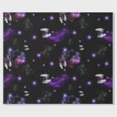 Cosmic Energy Wrapping Paper Geschenkpapier (Flach)