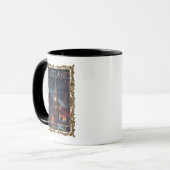 Cosmic England Big Ben Celestial Art Tasse (Vorderseite Links)