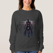 Cosmic Enigma Jumper: Gothic Spooky Ästhetik Sweatshirt (Vorderseite)