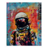 Cosmic Explorer #2 Pop Art Glossy Poster (Vorderseite)