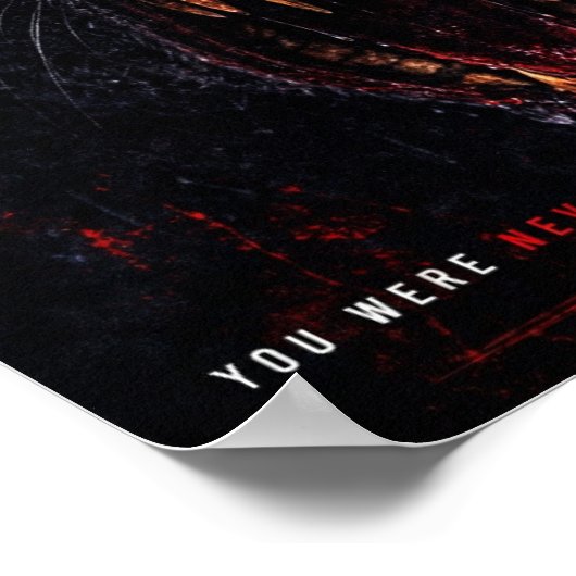 Cosmic Eye – Creature Close-Up Horror Poster (Ecke)