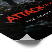 Cosmic Eye – Jungle Survival Horror Poster (Ecke)