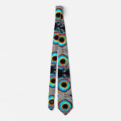 Cosmic Eye Monogram Abstrakt Art Krawatte (Rückseite)