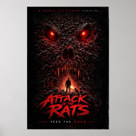 Cosmic Eye – Skull Swarm Horror Poster