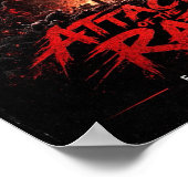 Cosmic Eye – Skull Swarm Horror Poster (Ecke)