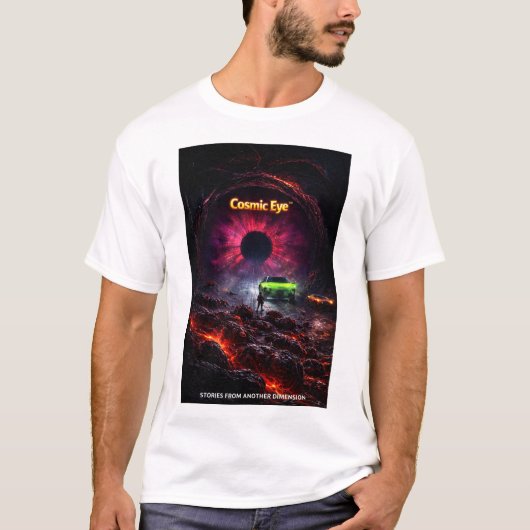 Cosmic Eye™ — “Stories From Another Dimension” T-Shirt (Vorderseite)