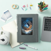 Cosmic Fantasy Space Landscape Sticker (iPad Hülle)
