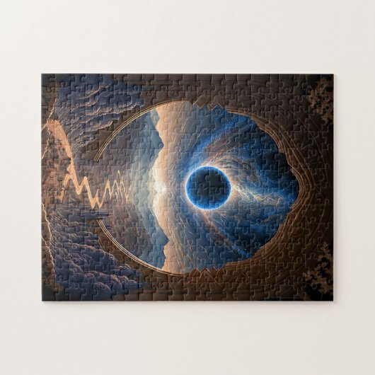 Cosmic Fantasy Space Landschaft Jigsaw Puzzle (Horizontal)