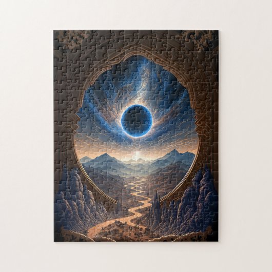 Cosmic Fantasy Space Landschaft Jigsaw Puzzle (Vertikal)