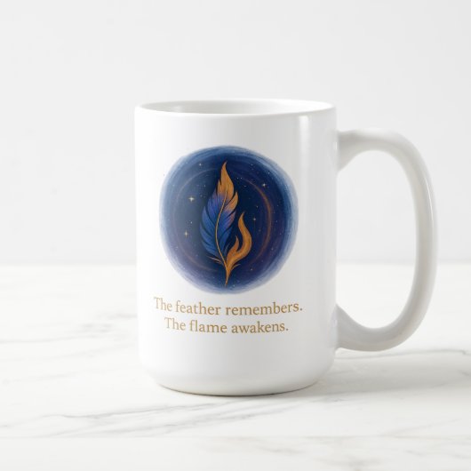 Cosmic Feather  Kaffeetasse (Rechts)