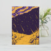 Cosmic Fields Einladung (Stehend Vorderseite)