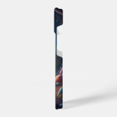 Cosmic Fire & Magic Moon Fantasy Art Phone Case iPhone Hülle (Linke Seite)