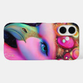 Cosmic Flamingo Queen Case-Mate iPhone Hülle (Rückseite (Horizontal))