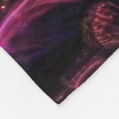 Cosmic Flamingo Queen Fleecedecke (Ecke)