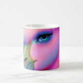 Cosmic Flamingo Queen Kaffeetasse (Mittel)