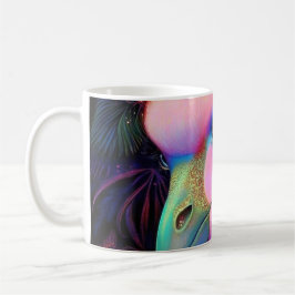 Cosmic Flamingo Queen Kaffeetasse