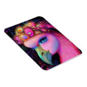 Cosmic Flamingo Queen Magnet (Rechte Seite)