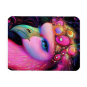 Cosmic Flamingo Queen Magnet (Horizontal)