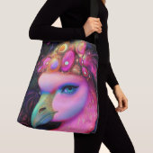 Cosmic Flamingo Queen Tragetaschen Mit Langen Trägern (Von Nahem)