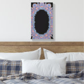 Cosmic Flow Abstract Galaxy-Inspired Canvas Leinwanddruck (Insitu (Schlafzimmer))