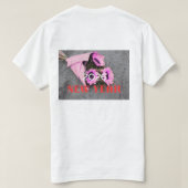 Cosmic Flower Galaxy Nature  T-Shirt (Design Rückseite)