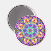 Cosmic Flower Magnet (Vorderseite/Rückseite)