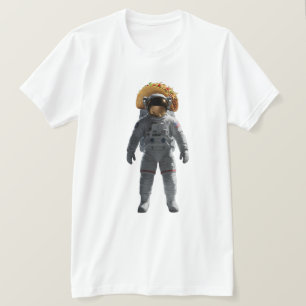 Cosmic Food Spaß T-Shirt für Taco Lovers & Space F